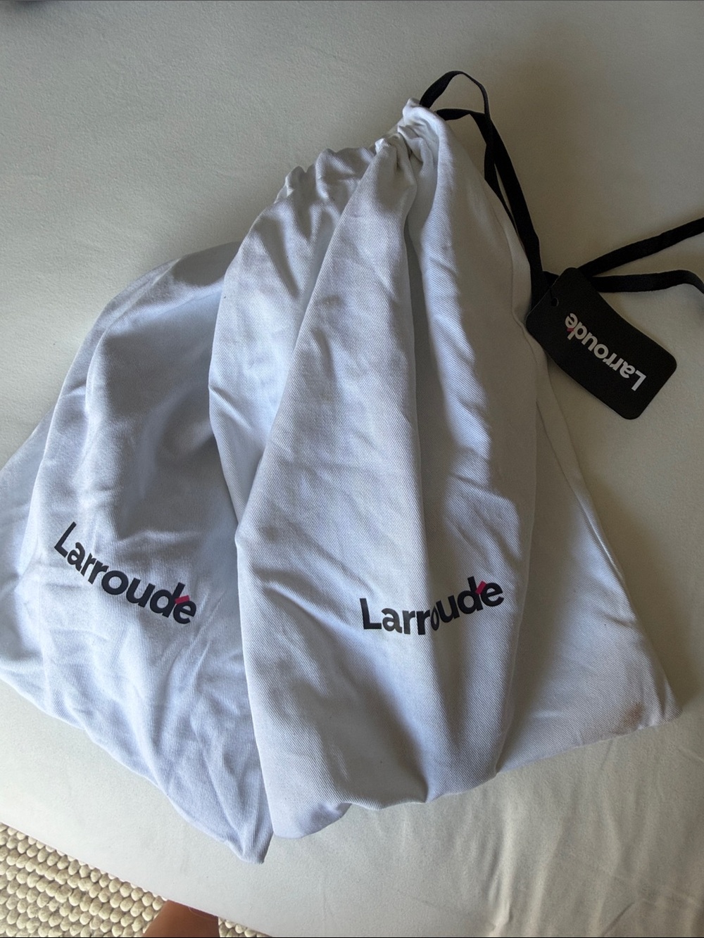 Larroude Black Mary Jane Ballet Flats with Buckle - Picture 9 of 10